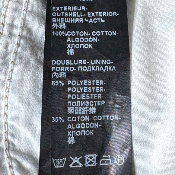 The Kooples Womens Distressed Bleached Denim Shorts Size 1 Grunge Butterfly - Picture 13 of 16